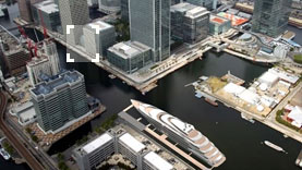 A Polybutene underfloor piping system was chosen to heat the Canary Wharf Wintergarden complex.